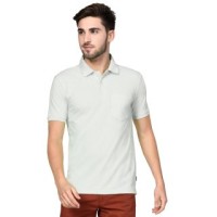 White Polo Neck Plain T-Shirts